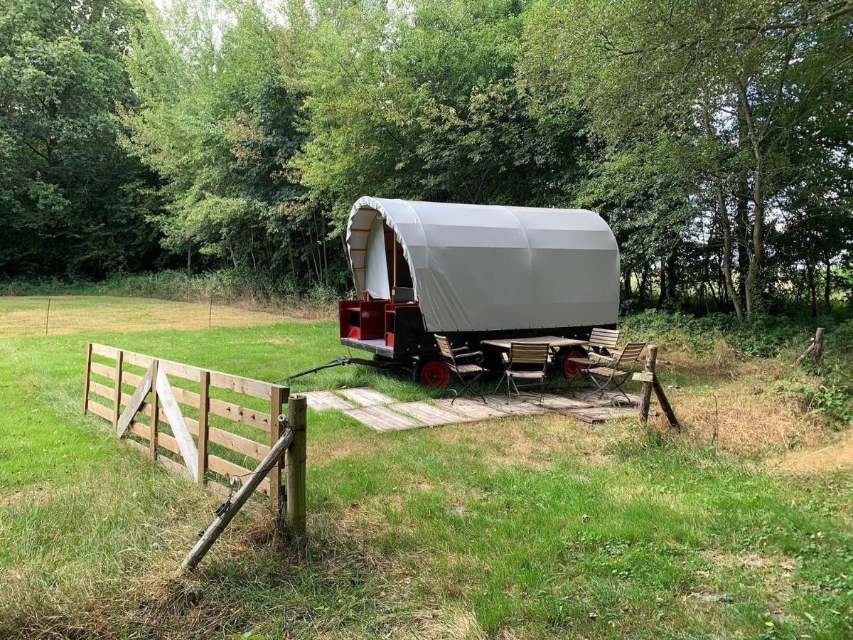 Huifkar In Landelijke Omgeving De Mersken 9 Ureterp Exterior foto